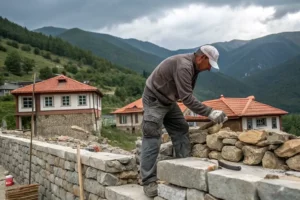 Trabzon taş duvar ustası