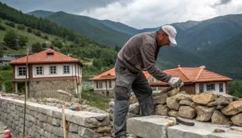 Trabzon taş duvar ustası